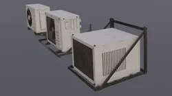 AC 3 in 1 Pack 3D Model  Low-poly 3D model