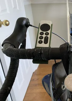 Apple TV Remote Holder for Bicycle Handlebar