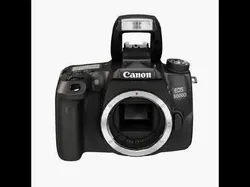 Canon EOS 8000D DSLR camera Low-poly 3D model