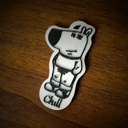 Chill Guy Keychain