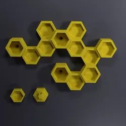 Honeycomb key organizer