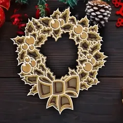 Layered Christmas Wreath