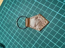 Leather Key ring Tie