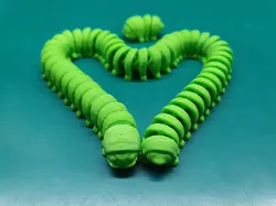 🐛Loong Millipede: Print in place, articulated, support free, multiple lengths, optimized.
