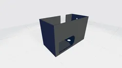 Meishile S-250 PSU cover with switch hole and holder plate