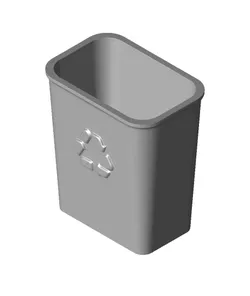 Mini Desktop Classic Recycling Bin