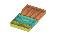 Modular cutlery tray