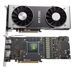 Nvidia RTX 2080 3D model