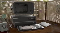 Retro Personal Computer Turned Off 3D model