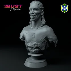 Ronaldinho Premium 3D Bust STL
