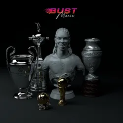 Ronaldinho Premium Trophy Diorama STL