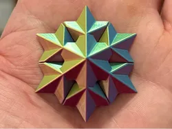 Snowflake Fractal - Level 1 (Vase Mode)