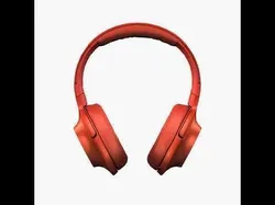 Sony MDR-100AAP headphones Low-poly 3D model