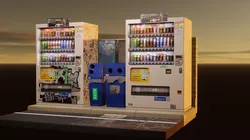 Vending Machine 4 Low-poly 3D model