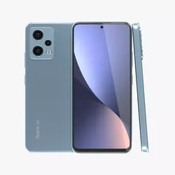Xiaomi Redmi Note 12 Mystique Blue 3D model