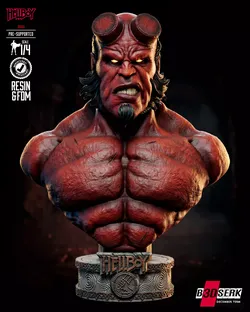 B3DSERK Hellboy Portrait Bust