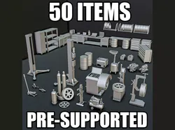 Car Mechanic Diorama Pack