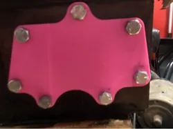 GMC V6 oil block off plate