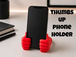 Soporte para Teléfono Pulgar Arriba - Flexible - Modelo de impresión 3D gratuito