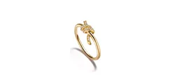 Tiffany knot diamonds Ring