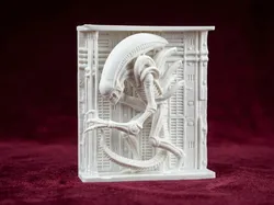 Xenomorfo de Alien Diorama de Pared - Modelo de impresión 3D gratuito