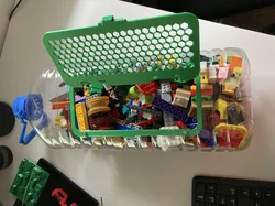 Almacenaje para Legos y juguetes.