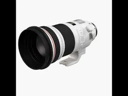 Canon EF 300mm f 2-8L IS II USM Lens Low-poly 3D model