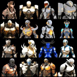 Characters & Creatures STL تنزيل - Eclipse Armory: Celestial Guardian Armor Collection - MR AnyCAD