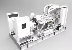 Diesel generator 3D model