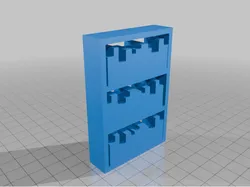 Dollhouse furniture: bookshelf and lamp