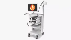 Electronic Video Endoscope Medical Equipment Screen On 3D model