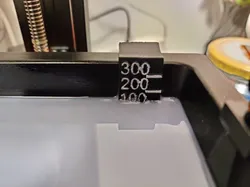 Elegoo Mars resin level indicator