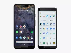 Google Pixel 3 and Pixel 3 XL Black Collection 3D model