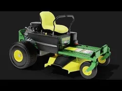 High Poly Riding Lawnmower 3D model