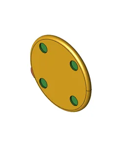 Magnetic Refrigerator Emoji 4" Diameter
