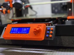 MK3S Front Screen clip-on nozzle holder
