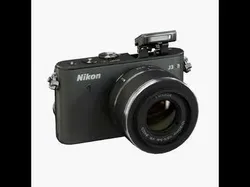 Nikon 1 J3 mirrorless digital camera kit 10-30mm lens Low-poly 3D model