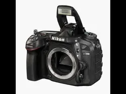 Nikon D7200 DSLR camera Low-poly 3D model