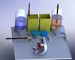Painting station - Poste de peinture