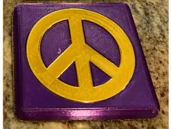Peace Sign Coaster