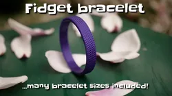 Print-in-place fidget bracelet / bangle