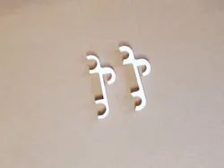 PVC Dual Hanging Gutter Clip