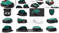 Robomow Robot Lawn Mower Collection  3D Model Pack