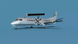 SAAB SF2000 AEWAC V02 Pakistan 3D model