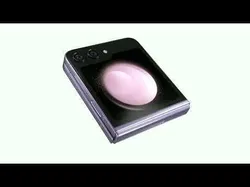 Samsung Galaxy Z Flip 5 Lavender Low-poly 3D model