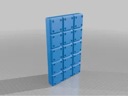 Snapmaker Artisan CNC clamp holder for Gridfinity