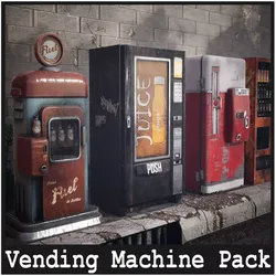 Vending Machines  42 Assets Low-poly 3D model