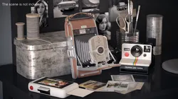 Vintage Polaroid Camera Model 95 Old 3D model