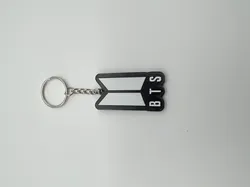 BTS K Pop Logo and Keychains