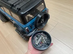Caja de almacenamiento de rueda de repuesto para coche de escalada 1:8 - Modelo de impresión 3D gratuito